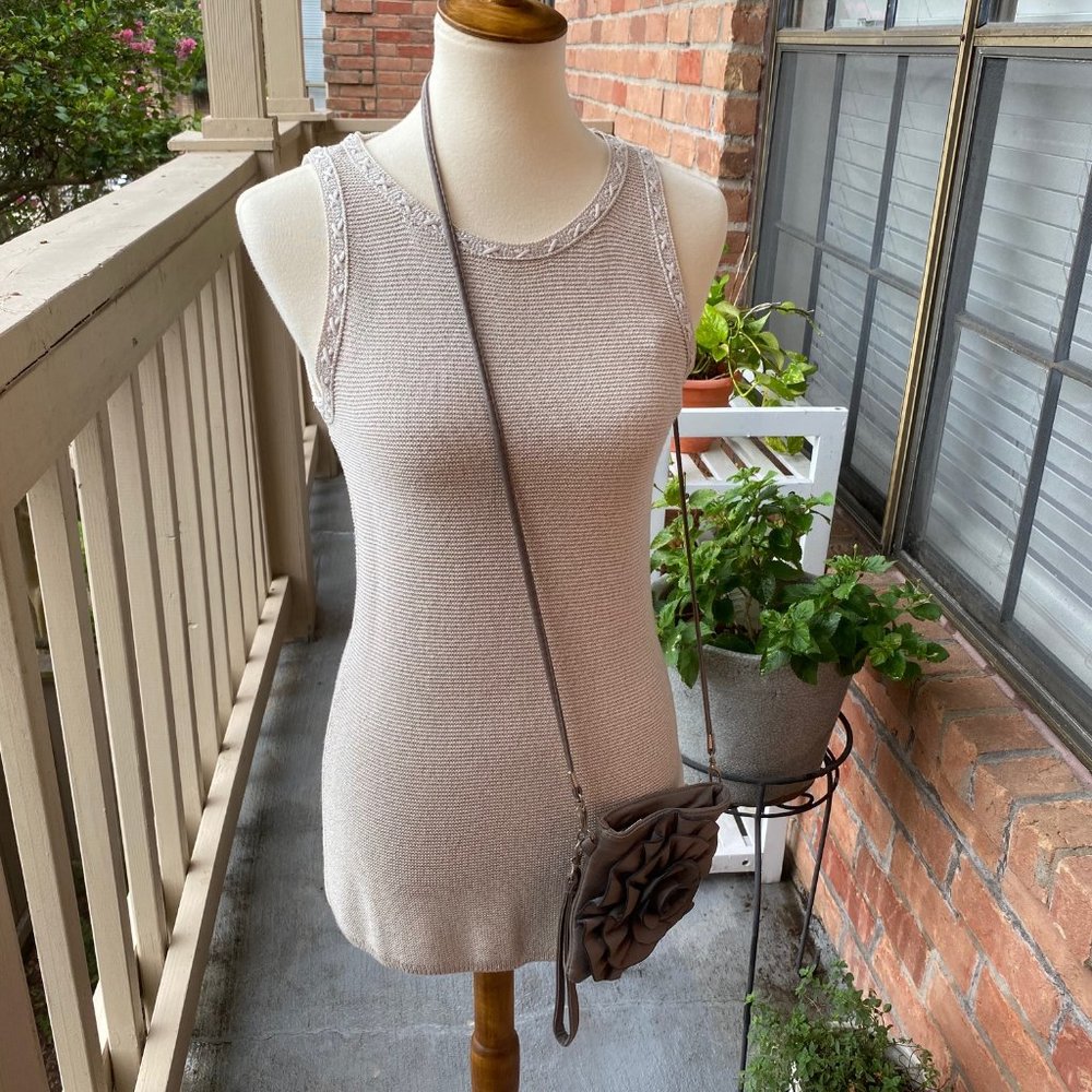 WHBM Elegant Knitted CREAM SZ S Tunic